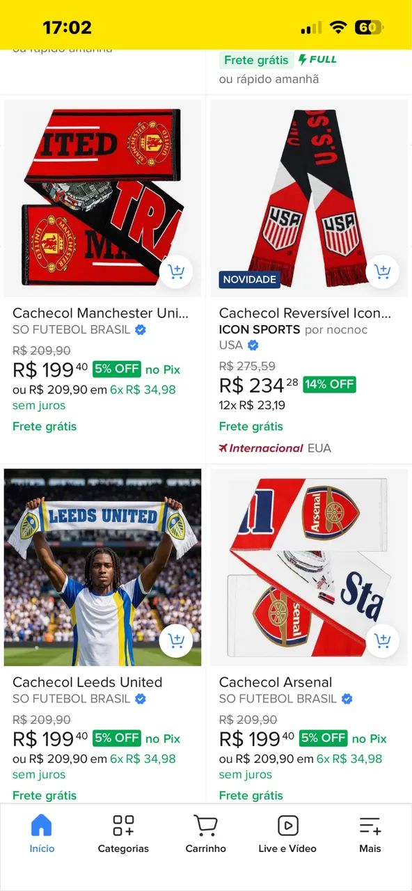 Cachecol Manchester United Inglaterra Original  - Foto 3