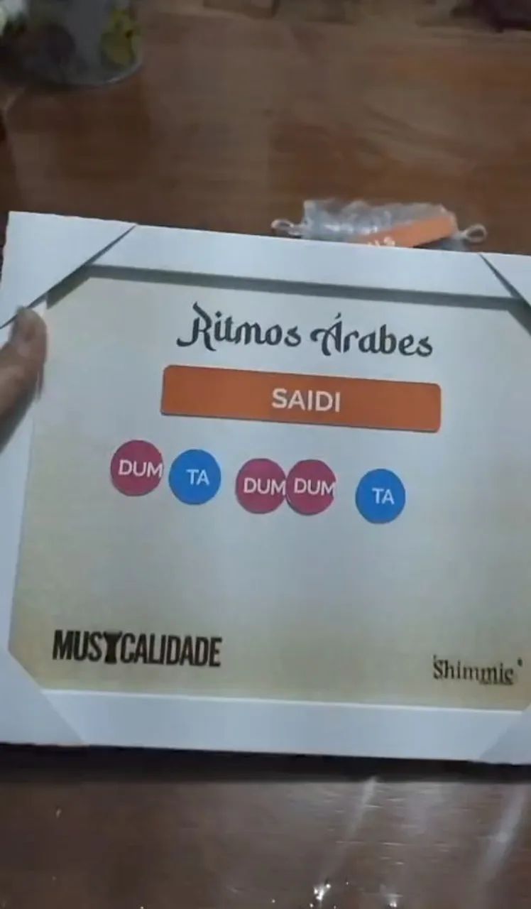 Quadro magnético de estudos de RITMOS ÁRABES - Dança do Ventre  - Foto 2