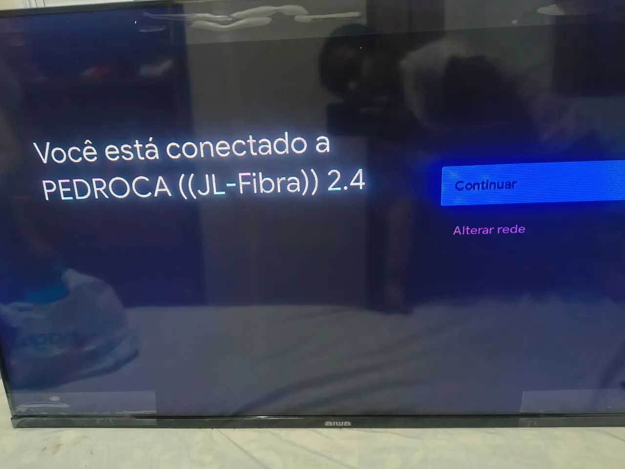 TV AIWA 43 POLEGADAS NA CAIXA COM TELA FALHANDO - Foto 2