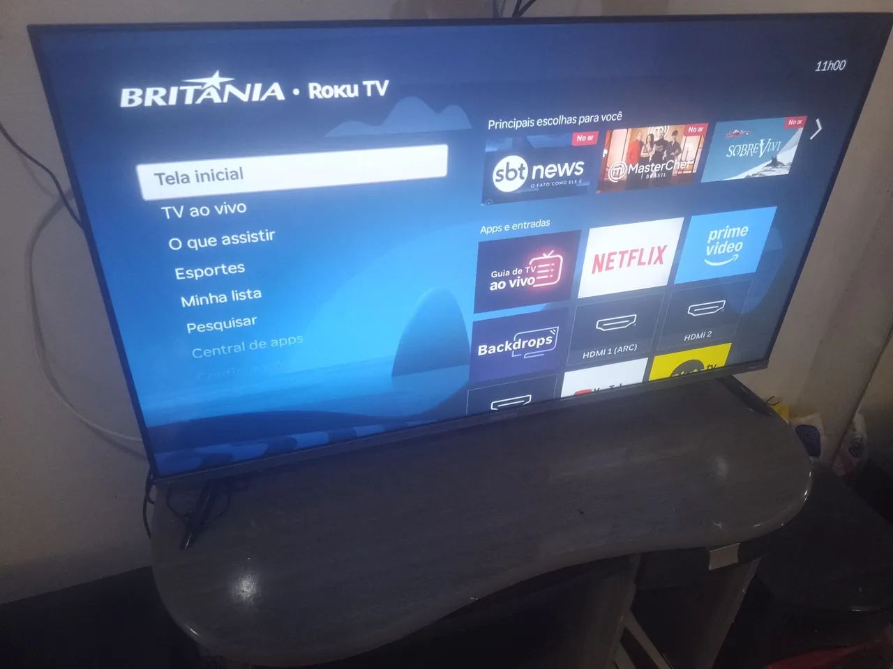 Smart tv Britânia 40 polegadas roku tv - Foto 2