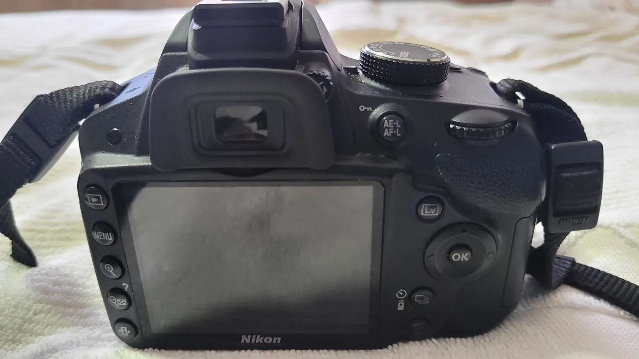 Nikon D3200 com lente 55-200mm e 18-55mm<br>1 lente 18-55mm - Foto 3