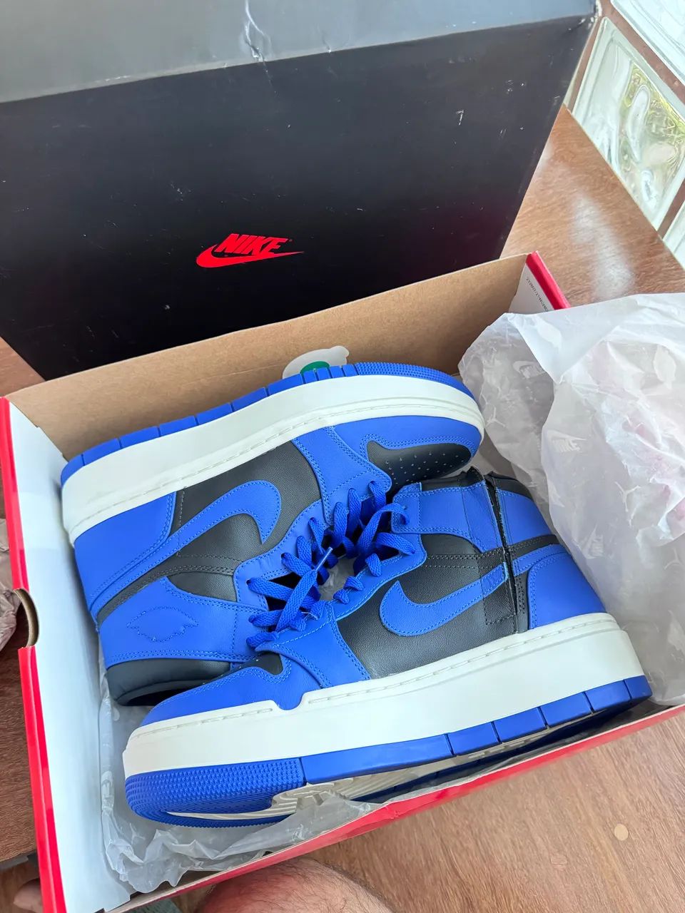 Tênis AIR JORDAN 1 ELEVATE HIGH azul - Foto 5