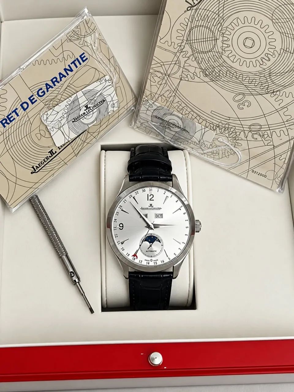 Relógio Jaeger-LeCoultre Automático Moonphase Calendário - Foto 3