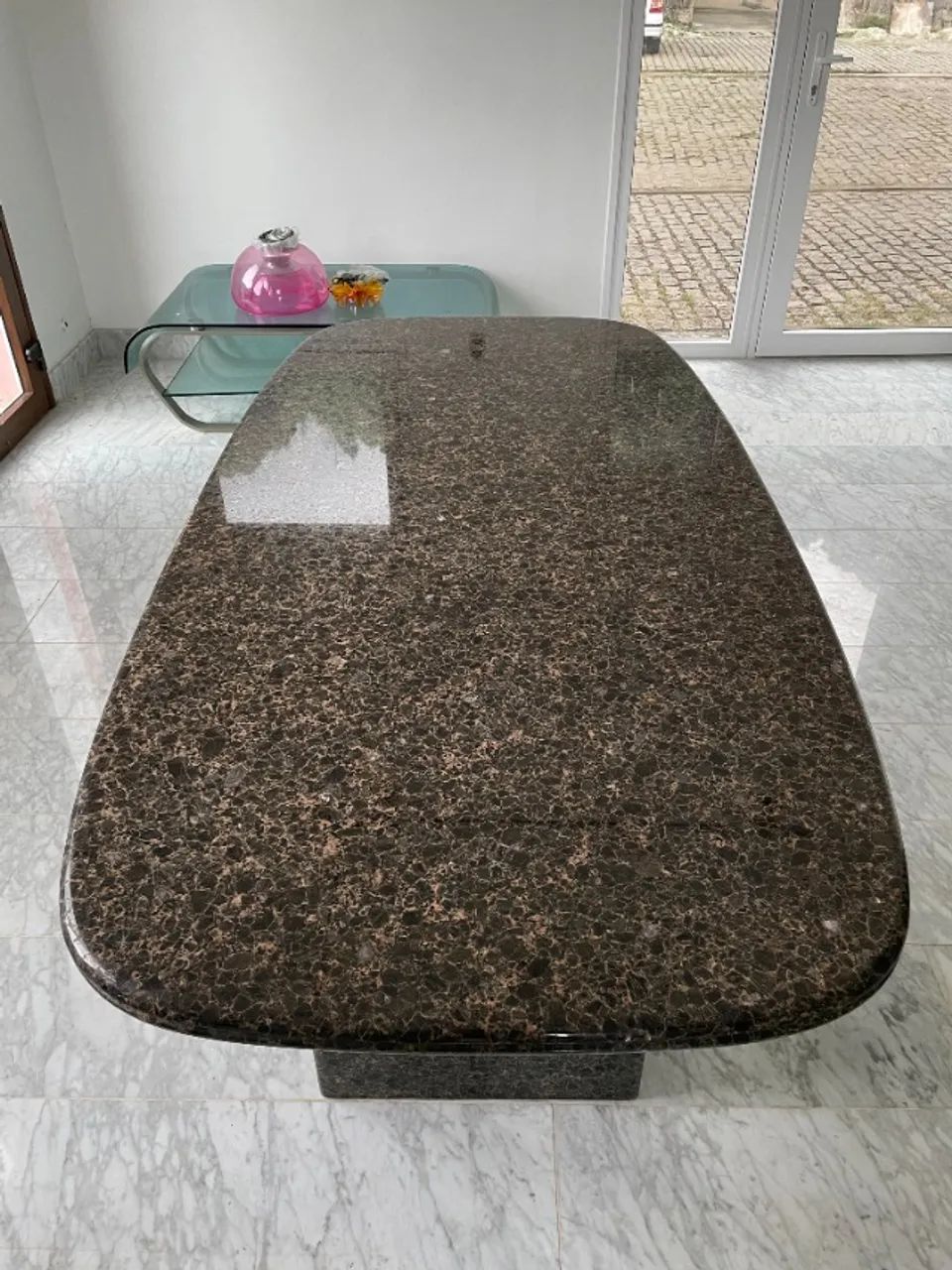 Mesa de Pedra - Granito nobre Brunet Imperial - Foto 5