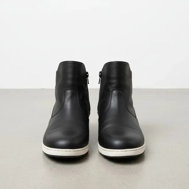 bota cano curto em couro sidewalk original - Foto 4