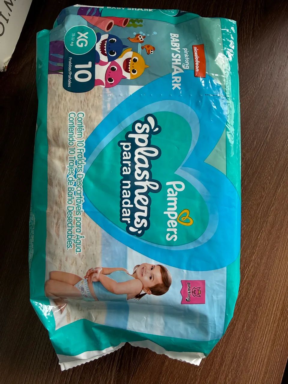Fralda Pampers Splasher XG com 10 fraldas - Foto 2