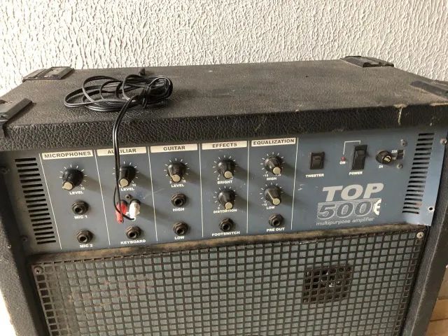 Caixa de Som amplificadora usada marca TOP - Foto 3