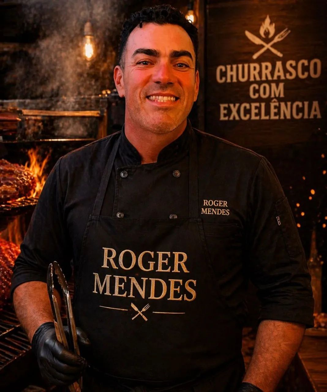 Churrasqueiro profissional 