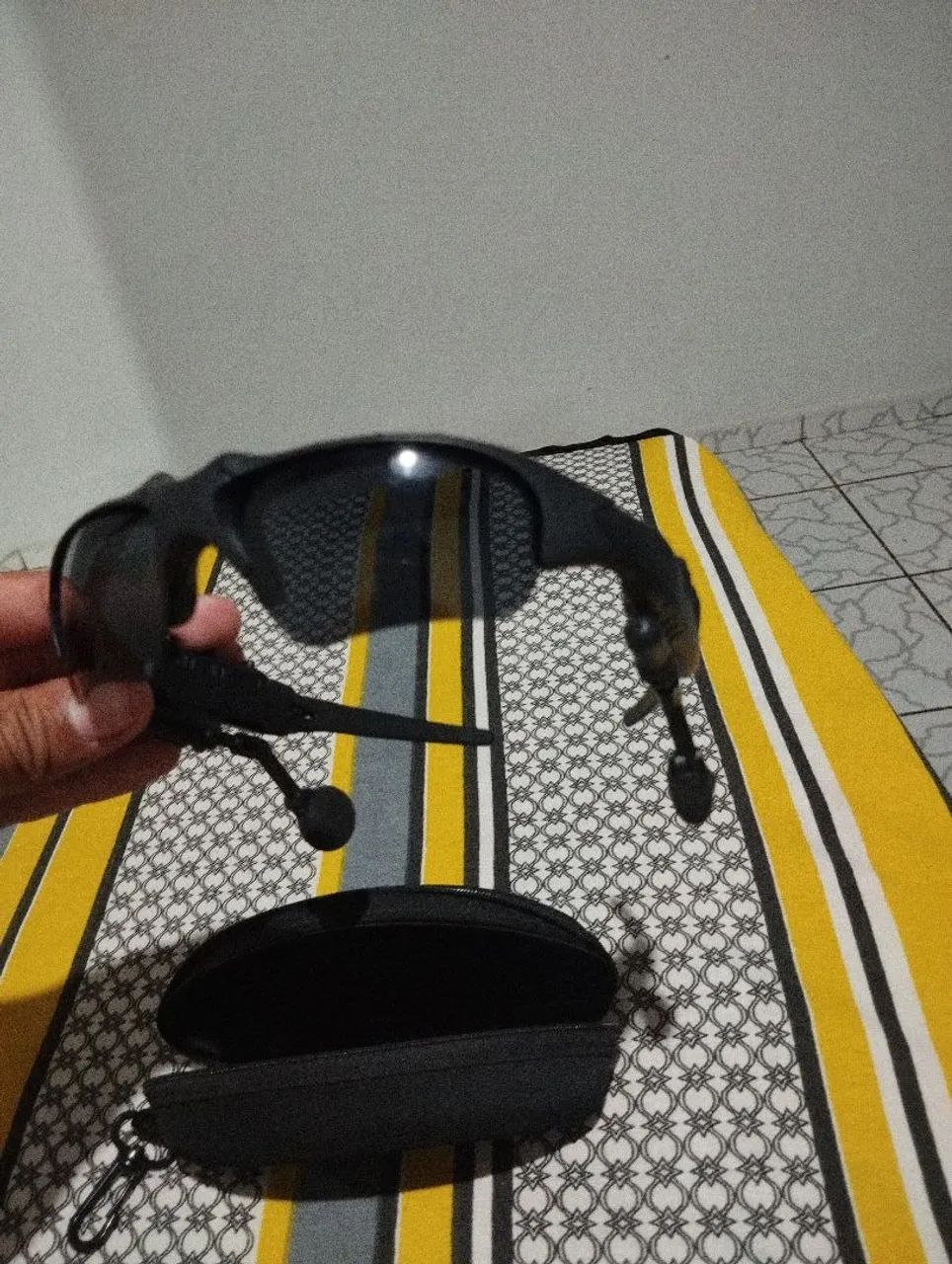 Óculos de sol com fone bluetooth  - Foto 4
