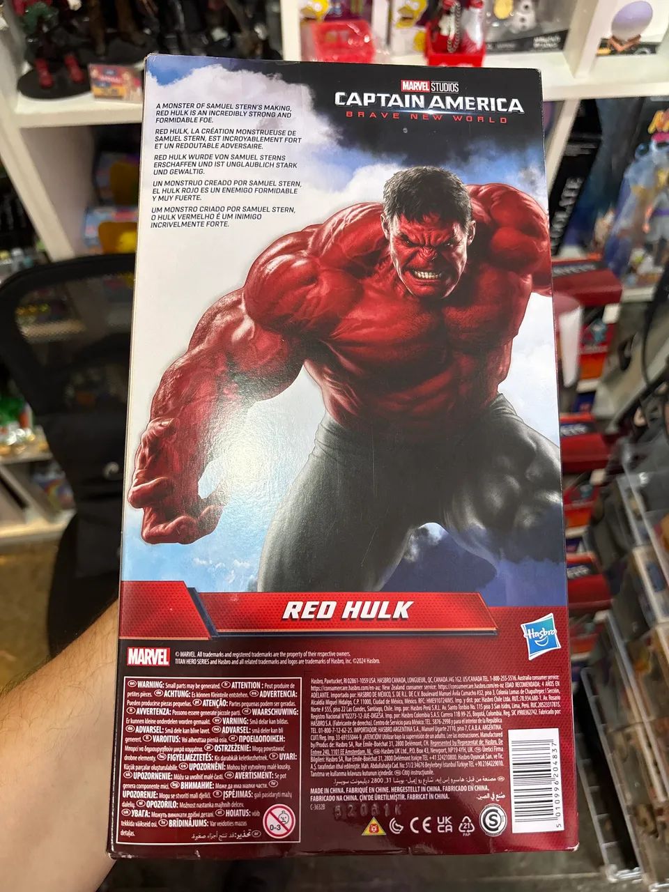 Action figure red hulk marvel Hasbro articulado  - Foto 3
