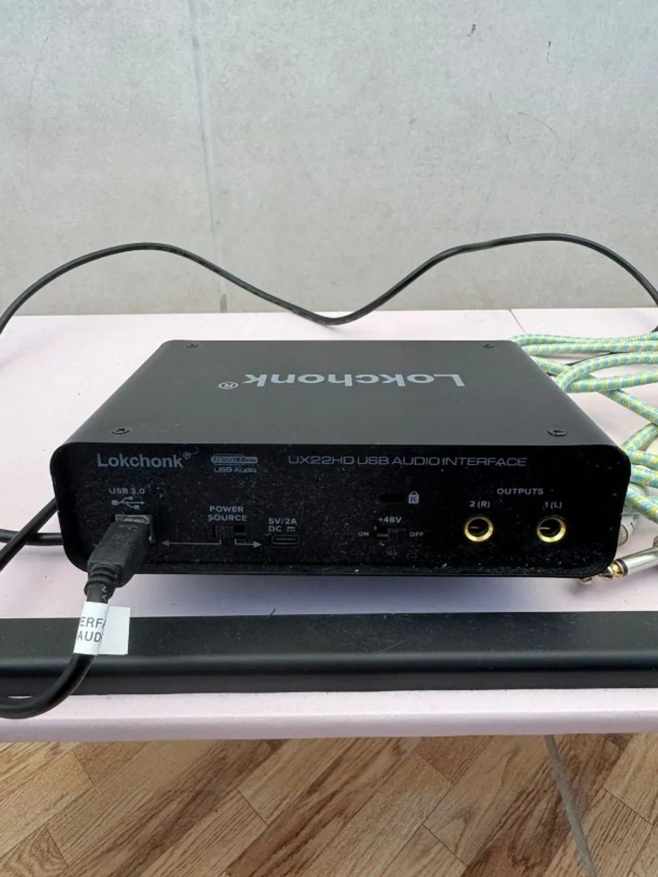 Interface de Áudio Lokchonk UX22HD Usada - Foto 3