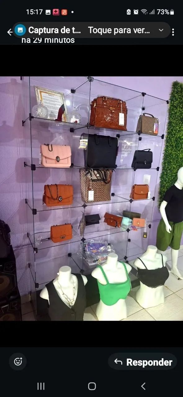 Balcão e acessórios para loja 