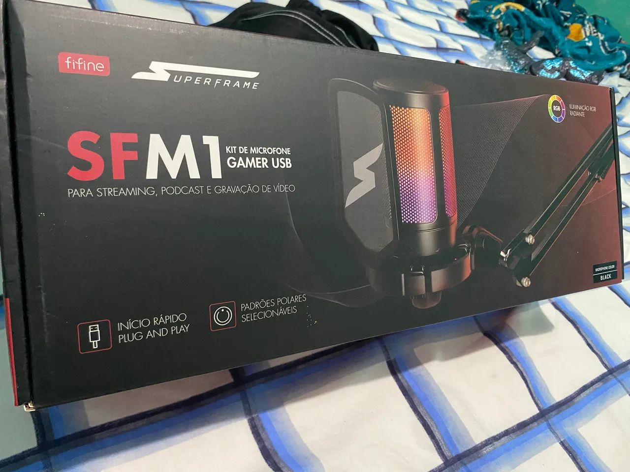 Vendo esse Super Microfone GAMER DA FIFINE - Foto 3