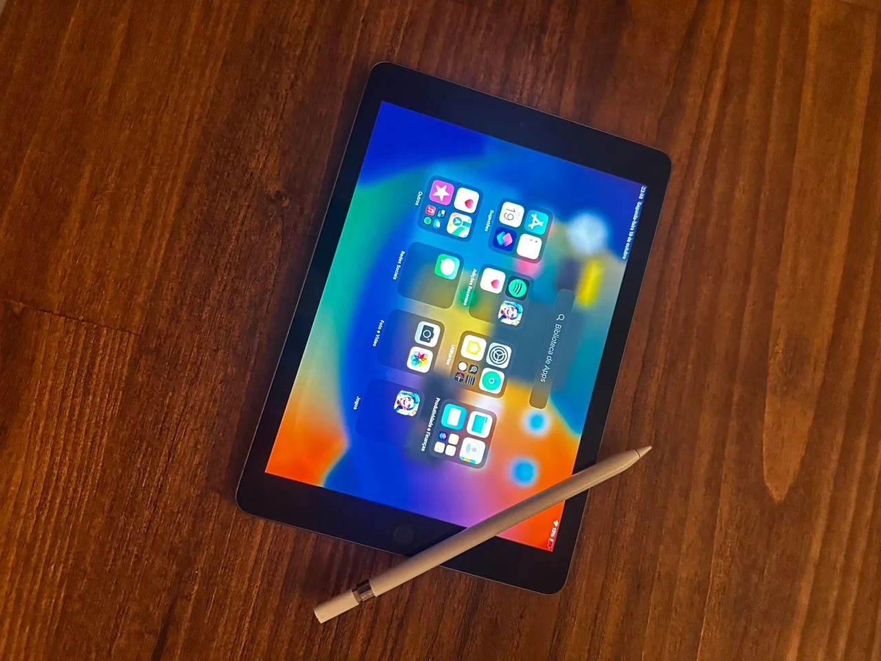 iPad 6ª Geração 32GB + Apple Pencil | Impecável e Funcionando Perfeitamente! - Foto 3