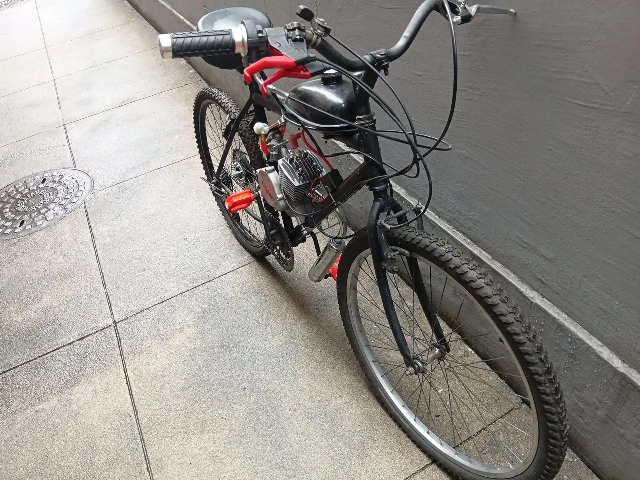 Bicicleta motorizada 80cc nova  - Foto 3