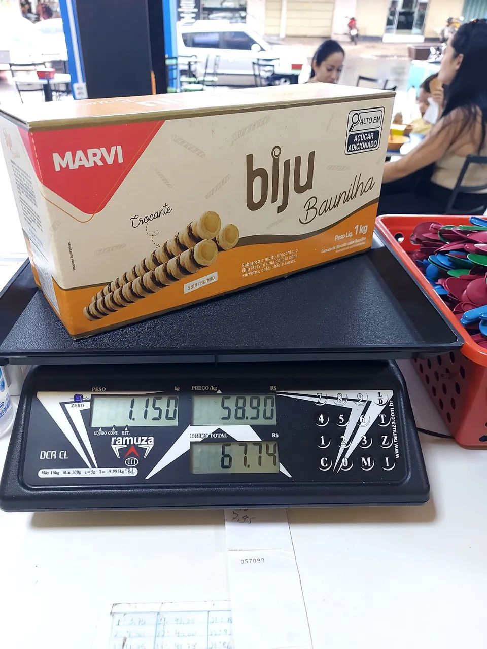 balança digital comercial de precisão da marca Ramuza, modelo DCR CL - Foto 3