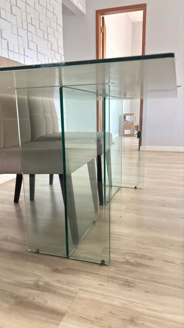 Linda Mesa em vidro Temperado  - Foto 2