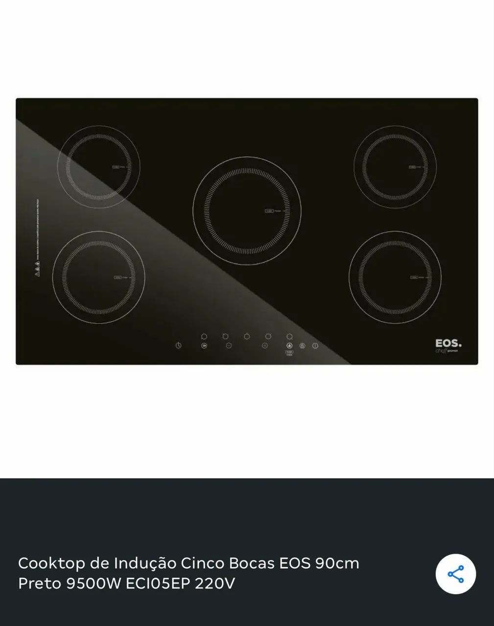 Cooktop de indução