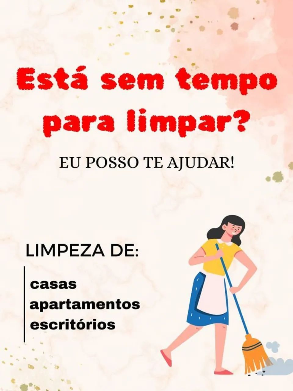 Faxineira,doméstica, 