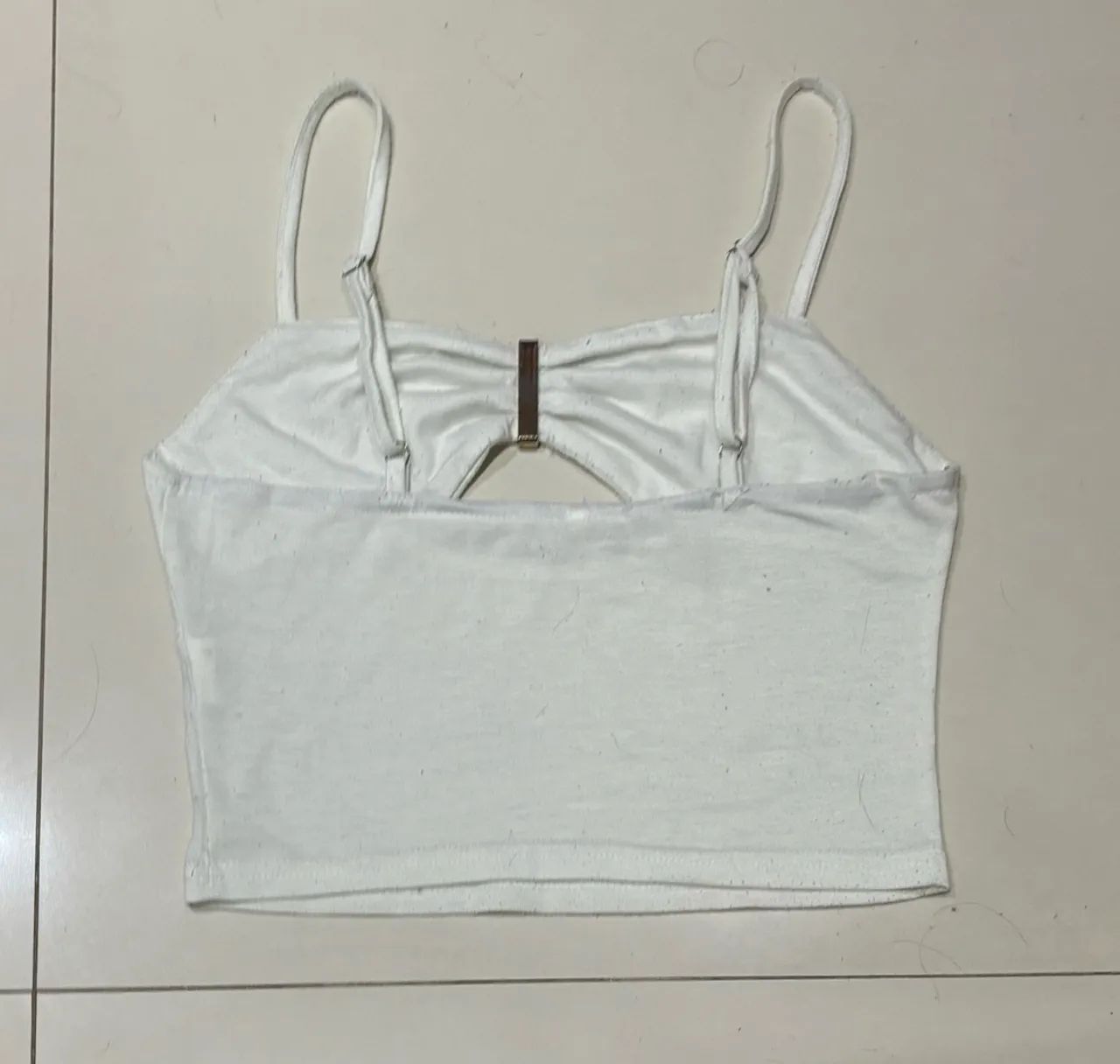 cropped shein branco  - Foto 2