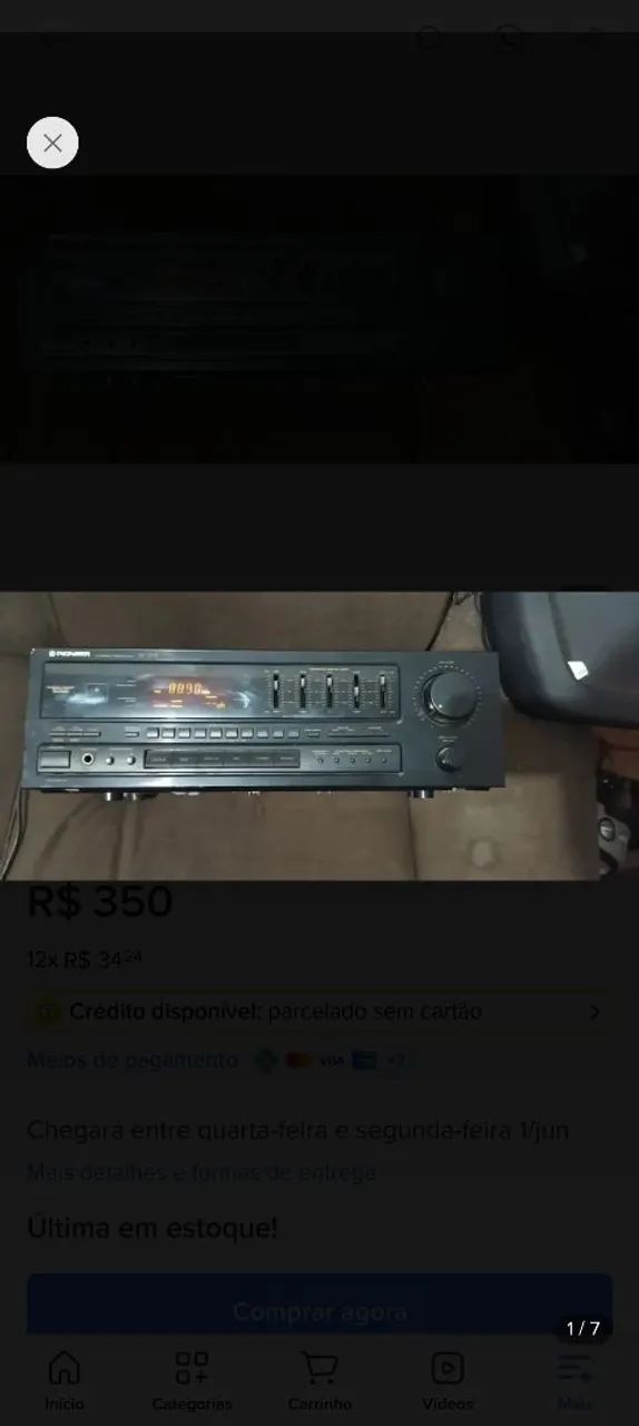 Receiver Pioneer sx215r