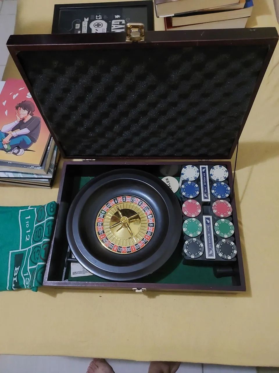 Conjunto Poker/Cassino Semi Profissional - Novo