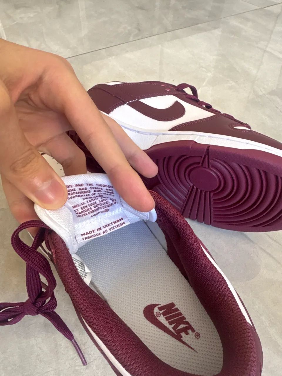 nike dunk bordô 36 - Foto 4