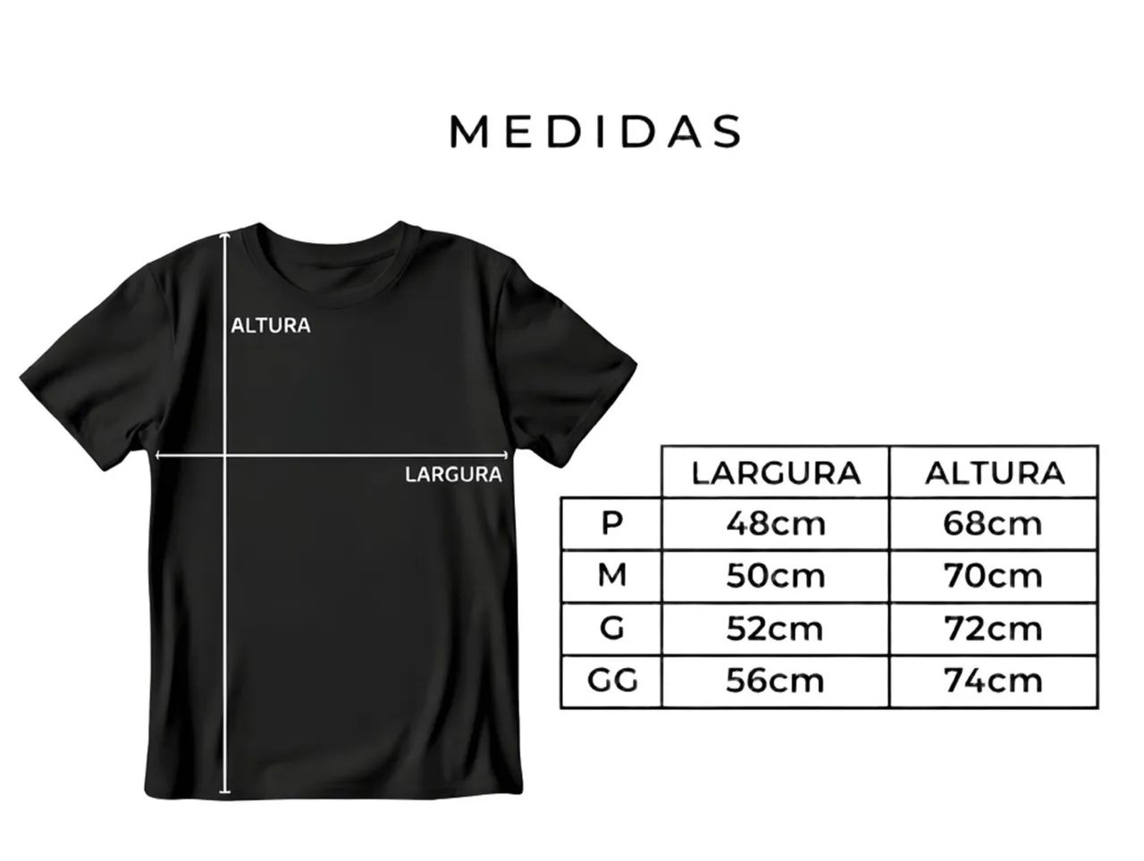 Camiseta Algodão Egípcio Preta (NOVA) - Foto 3