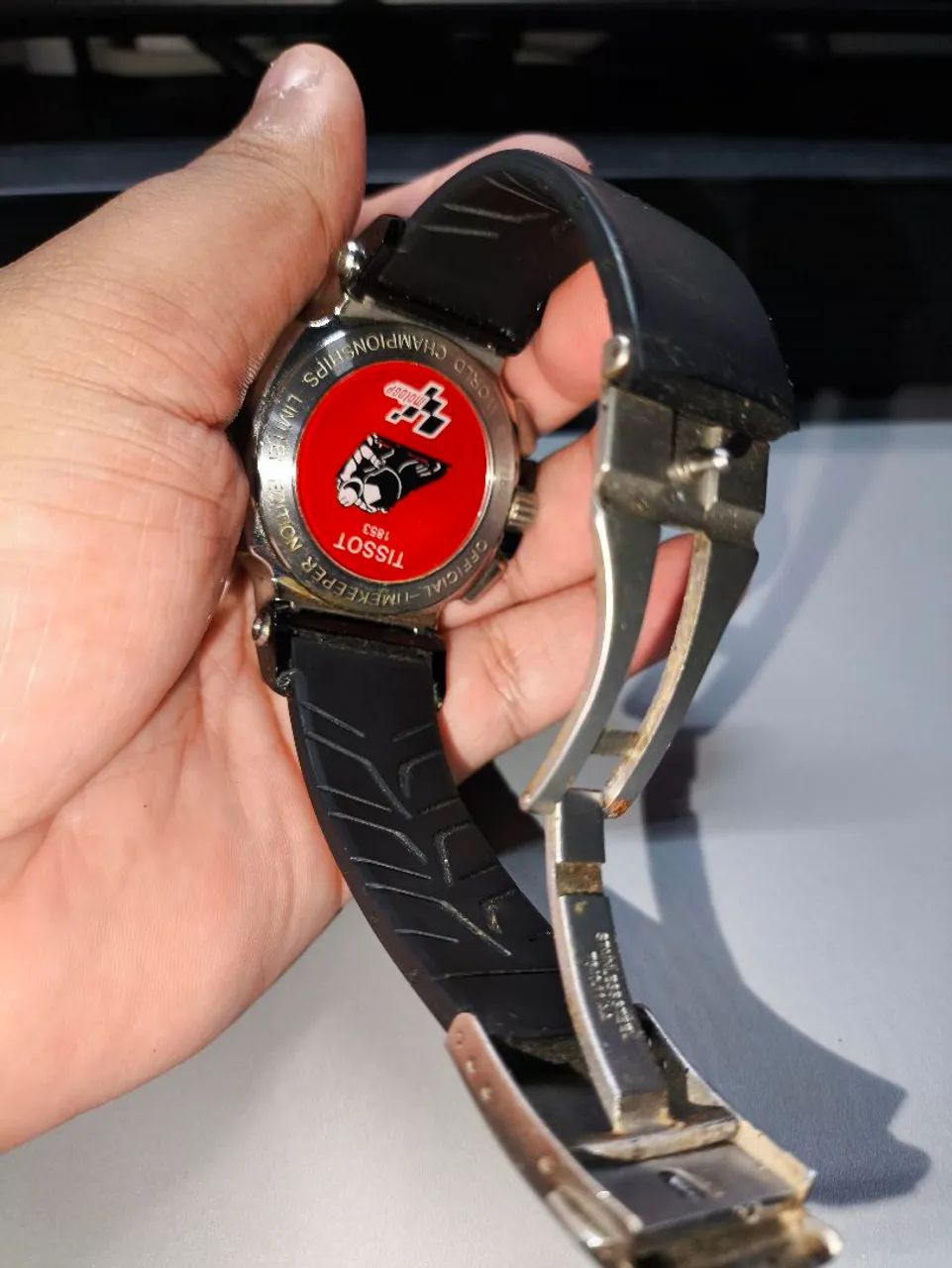 Tissot TRace motogp preto e vermelho - Foto 3