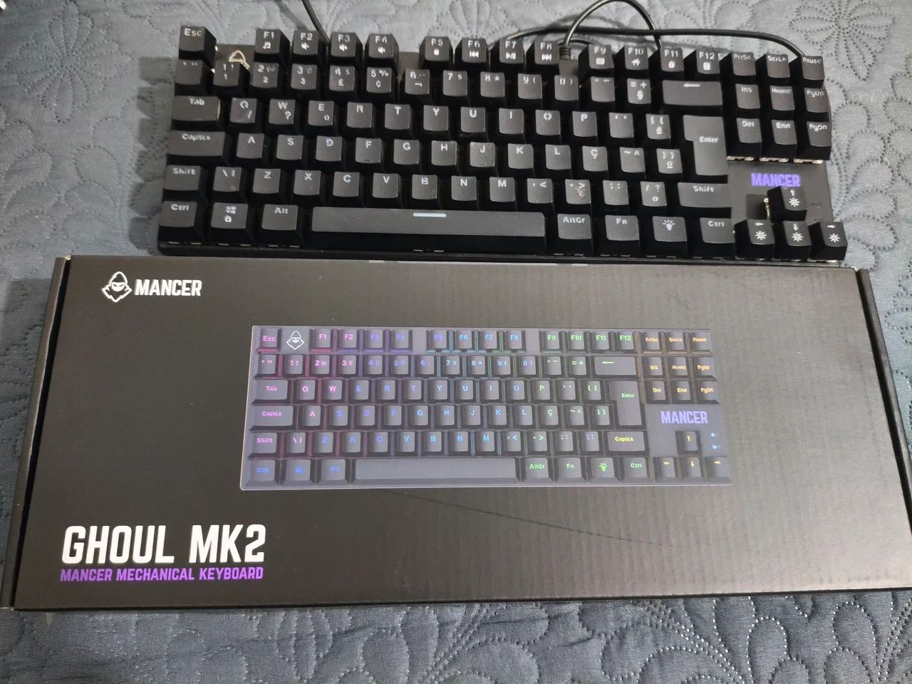 Teclado mancer Ghoul MK2 switch red