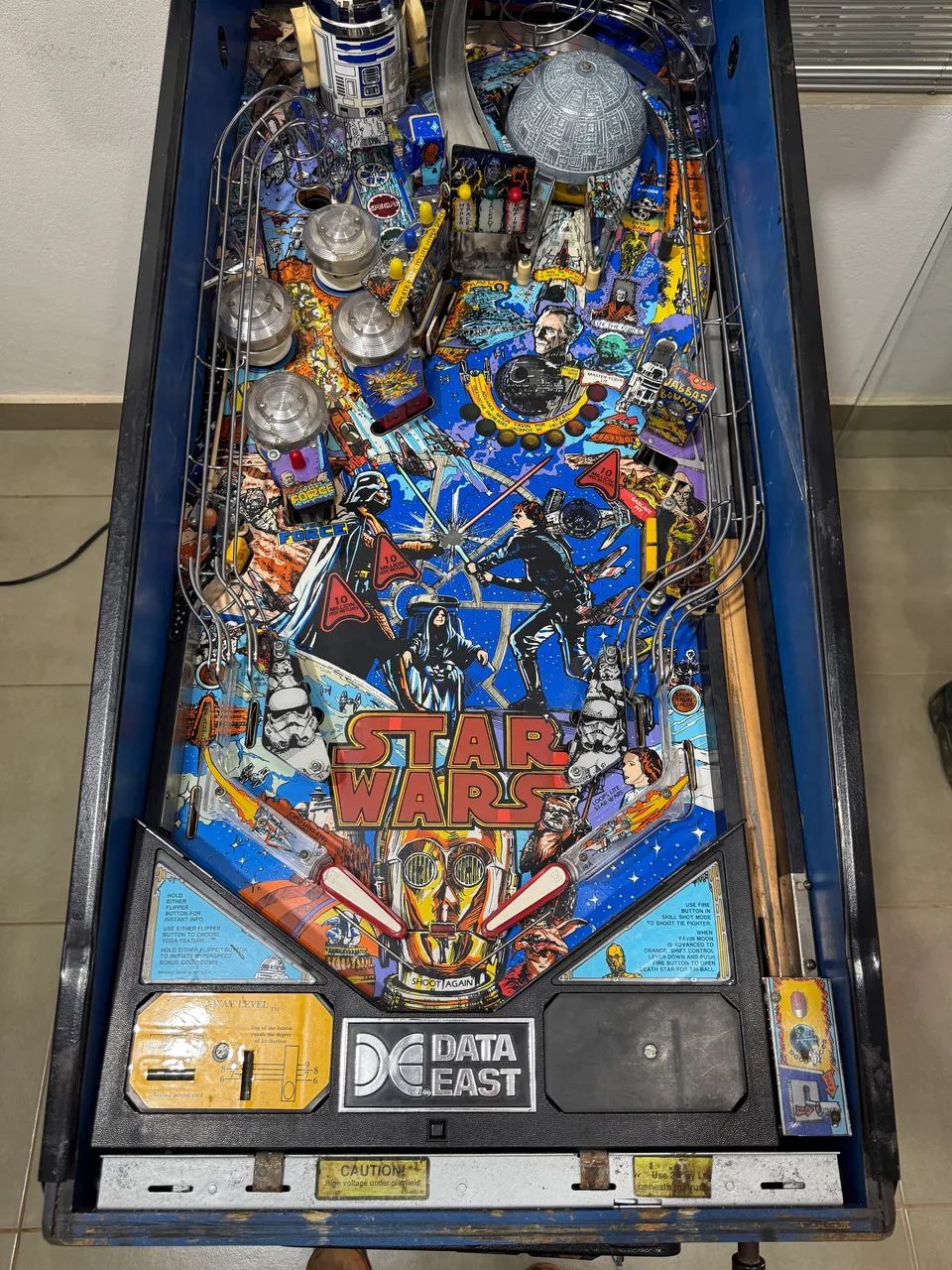 Pinball - Star Wars - Data East - 1992 - Colecionador - Foto 5