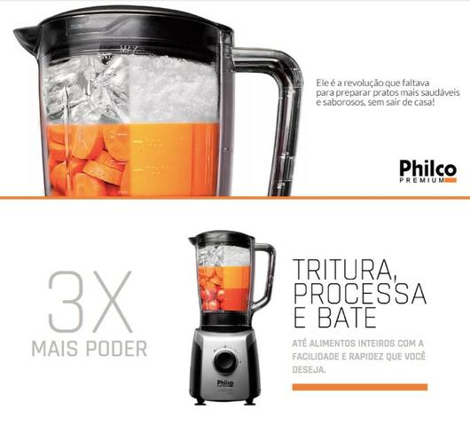 Processador e liquidificador Samurai - Philco - Foto 5