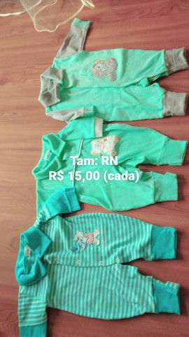 Roupa bebê RN P M - Foto 2