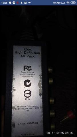 Cabo de vídeo compnente Xbox clássico - Foto 5