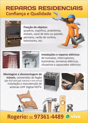 Reparos residenciais com qualidade e confiança