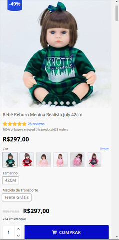Boneca Reborn Vários Modelos e tipos - Foto 4
