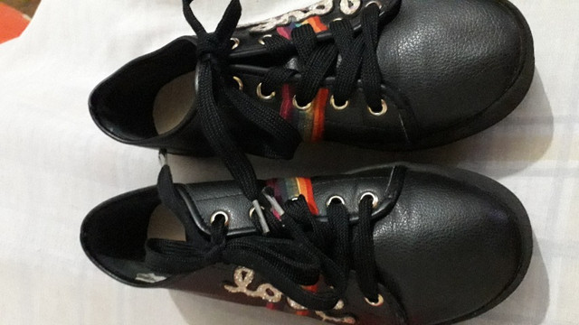 sapato com solado alto