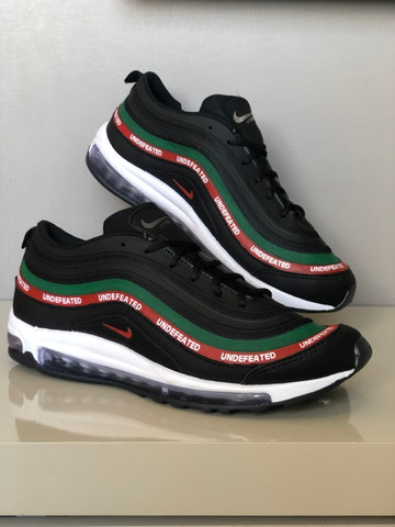 Tenis Air Max 97 tarja - verde e vermelho