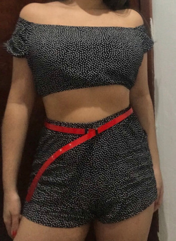 Conjunto Short e Cropped - TAM P - Foto 4
