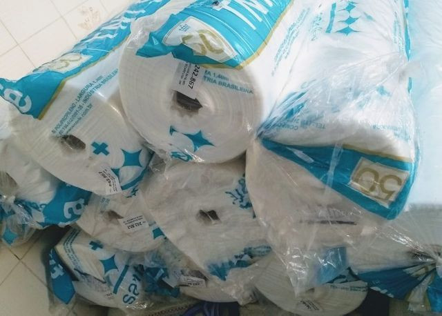 TNT Gr 40 branco rolos com 100 metros