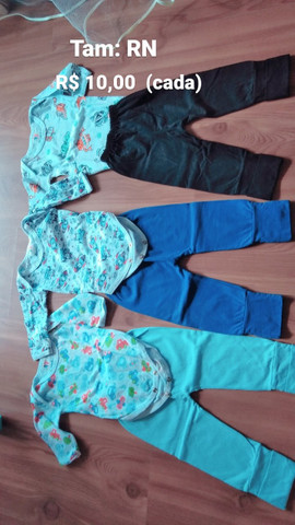 Roupa bebê RN P M - Foto 5