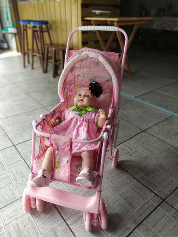 Carrinho de boneca e berço - Foto 2