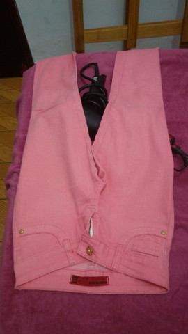 Calça jeans rosa - Foto 2