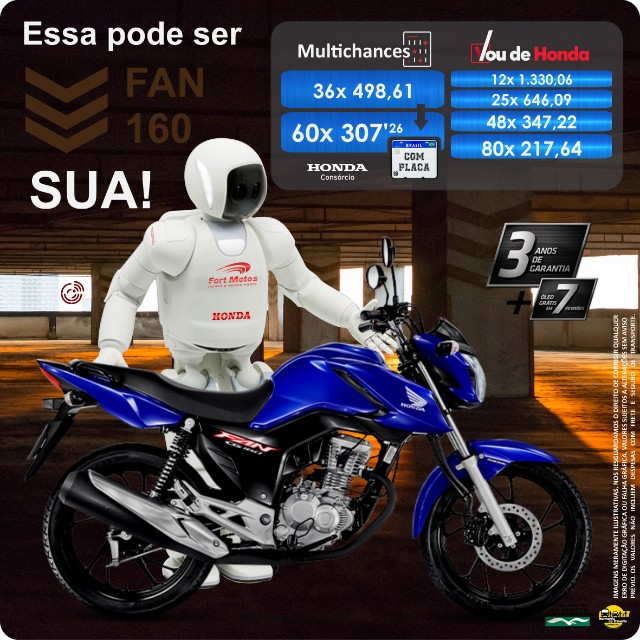CG FAN 160 | HONDA CONSÓRCIO | LEIA A DESCRIÇÃO COMPLETA