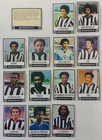 Futebol Cards Ping Pong - Botafogo FR - A - B