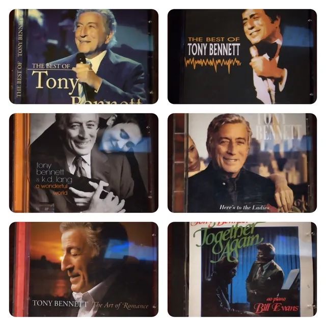 6 CDs Tony Benet por 30,00 