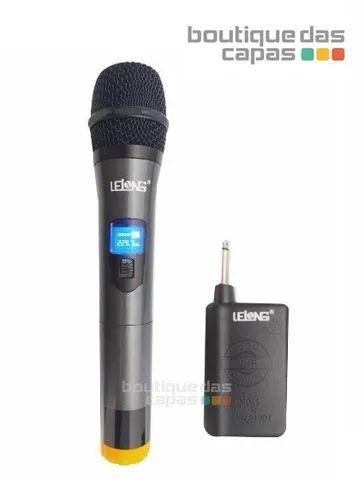 Microfone Profissional Sem Fio VHF, Wireless - Lelong Le-909 para Karaokê igreja - Foto 2