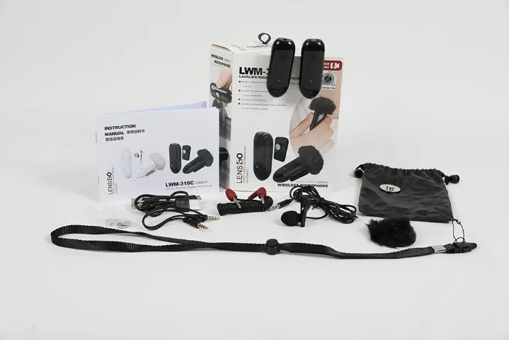 Microfone Lapela Sem Fio Lensgo LWM 318C Wireless - Foto 4