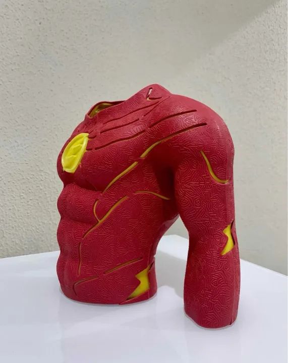 Balde de Pipoca - The Flash Cinépolis Com Led Busto Peitoral - Foto 3