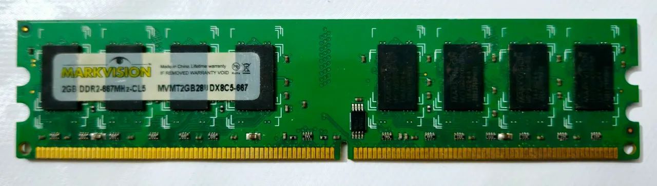 Memória RAM Markvision 2GB DDR2 667MHz